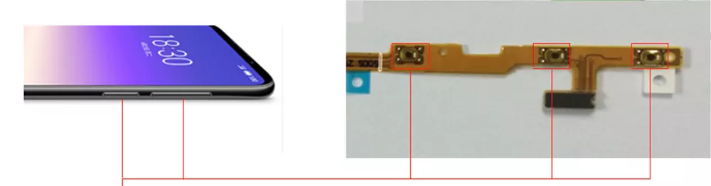 Mobile Phone Side Button FPC